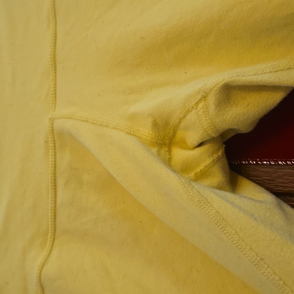 Lululemon Crop Yellow Leggings Size 4 - Picture 2 of 5